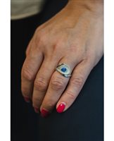 Ring Annamaria Cammilli Woman Premiere Color in White Gold Zaffiro 0.48 Ct GAN2075W-14 - GAN2075W-13